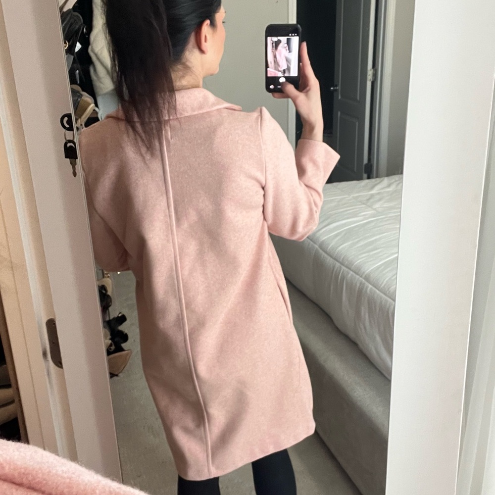 Zara Pink Trench Coat - fair